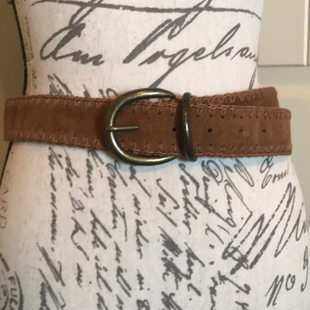 Liz Claiborne genuine leather suede belt